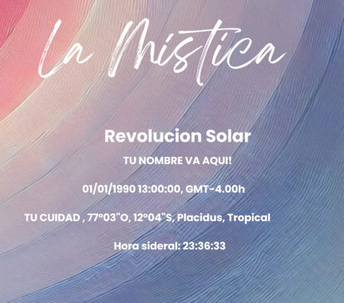 Reporte de Revolución Solar