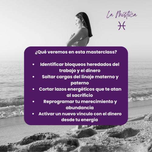 Masterclass Online: “Sanar el origen para abrir la abundancia” - Imagen 3