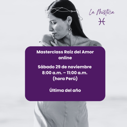 Masterclass Online - Raíz de amor - Imagen 2